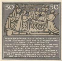 Német Birodalom/Weimari Köztársaság/Hameln 1921. 25Pf, 50Pf, 75Pf, 1M, 4 klf db, teljes sor! T:I,I-