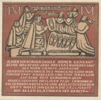 Német Birodalom/Weimari Köztársaság/Hameln 1921. 25Pf, 50Pf, 75Pf, 1M, 4 klf db, teljes sor! T:I,I-