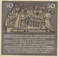 Német Birodalom/Weimari Köztársaság/Hameln 1921. 25Pf, 50Pf, 75Pf, 1M, 4 klf db, teljes sor! T:I,I-