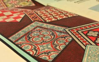 cca 1900 Tata-Tóváros Vargyas I. építkezési anyag kereskedő és cementárú készítő nagy méretű, szeces...