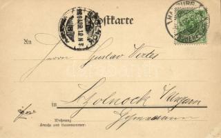 1900 Hamburg, Bergfahrt Tirol. M. Glückstadt & Münden