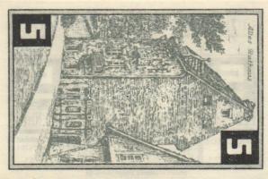 Német Birodalom/Weimari Köztársaság/Wurzbach 1922. 5Pf, 10Pf, 25Pf, 50Pf, 75Pf, 5 klf db, teljes sor...