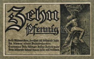 Német Birodalom/Weimari Köztársaság/Goslar 1920. 10Pf, 25Pf, 50Pf, 3 klf db, teljes sor! T:I