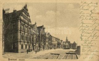 1899 Bremen, Schlachte / quay, harbor. Phot. & Verl. v. Louis Koch
