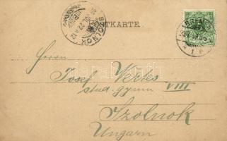 1899 Bremen, Schlachte / quay, harbor. Phot. & Verl. v. Louis Koch