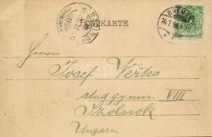 1899 Bremen, Schlachte / quay, harbor. Phot. & Verl. v. Louis Koch