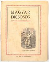 1909 Magyar Dicsőség sör reklám nyomtatvány képekkel és naptárral 14 p