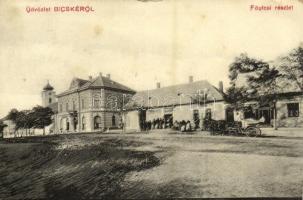 1910 Bicske, Fő utca, üzlet. Balázs Sándor kiadása (EK)