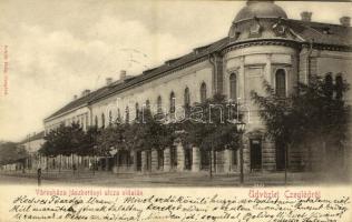 1901 Cegléd, Városháza a Jászberényi utca oldalán. Sebők Béla kiadása (Rb)