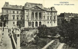 1913 Veszprém, Vármegyeház, Püspöki kert (EK)