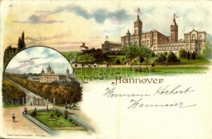 1898 Hannover, Technische Hochschule, Herrenhauser-Allee / Technical University, alley. Kunstanstalt J. Miesler 183. (EK)