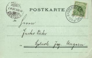 1898 Sternberg (Mecklenburg-Vorpommern), Marktplatz, Gasthof / marketplace, inn (EK)