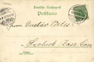 1898 Langebrück (Dresden), Villen Colonie, Kurbad, Hotel zur Post / villas, hotel, spa, baths. Kunst...