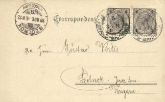 1898 Wien, Vienna, Bécs; Carlskirche, Peterskirche, K.u.K. Hofburgtheater, Kursalon im Stadtpark, Gr...