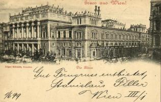1899 Wien, Vienna, Bécs I. Die Börse / stock market, stock exchange. Edgar Schmidt (EK)