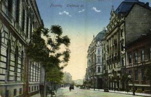 1917 Pozsony, Pressburg, Bratislava; Stefánia út / street (EB)
