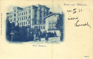 1900 Abbazia, Opatija; Hotel Stefanie / szálloda / hotel (EK)