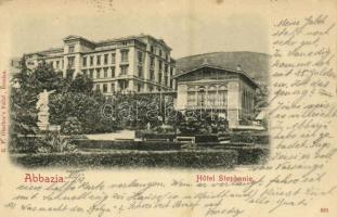 1900 Abbazia, Opatija; Hotel Stephanie / szálloda / hotel (EK)