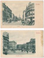 5 db RÉGI Stengel képeslap: 3 művész motívum és 2 London / 5 pre-1945 Stengel postcards: 3 art motiv...