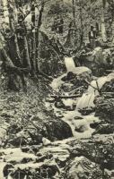 1913 Murány, Murányalja, Murán; Rdzavór vízesés. Fehér Dezső kiadása / waterfall