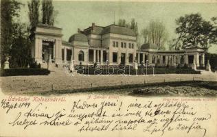 1899 Kolozsvár, Cluj; Sétatéri kioszk. Gibbon Albert kiadása / promenade, kiosk, restaurant
