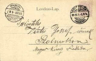 1899 Kolozsvár, Cluj; Sétatéri kioszk. Gibbon Albert kiadása / promenade, kiosk, restaurant