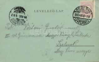 1899 Pozsony, Pressburg, Bratislava; Mária Terézia szobor. Edgar Schmidt 1347. / Maria Theresia Denk...