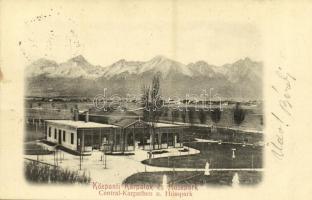 1899 Tátra, Magas Tátra, Vysoké Tatry; Husz park és Tátra (Központi Kárpátok) / Central-Karpathen, Huszpark und Tatra / Fatransko-tatranská oblast / Carpathian Mountains, holiday resort