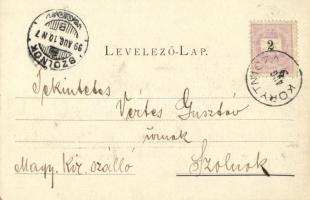 1899 Rózsahegy, Ruzomberok; látkép zsinagógával. Kiadja Kohn / general view with synagogue