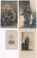 6 db I. világháborús katonai fotólap + 1 db régebbi fotó