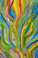 Sajó Boglárka(1970-): Cím nélkül. Akril, karton. Jelzett. 50x65 cm