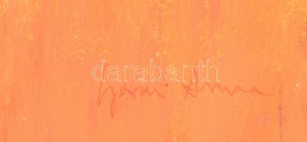 Garai Anna: Kép-más. Vegyes technika, karton. Jelzett. 35x50 cm