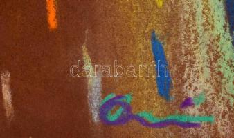 Török Orsolya (1976-2018): Kirándulás a végtelenbe XIV. Pasztell, karton. Jelzett. 24x35 cm