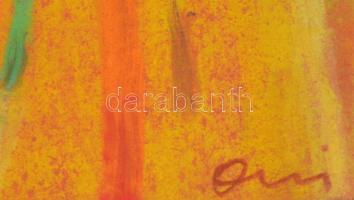 Török Orsolya (1976-2018): Kirándulás a végtelenbe III. Pasztell, karton. Jelzett. 21x30 cm