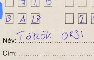 Török Orsolya (1976-2018): Cím nélkül. Vegyes technika, karton. Jelzett. 20x20 cm