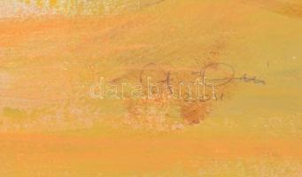 Gaál Ottó (1945-): Cím nélkül. Akril, karton. Jelzett. 50x70 cm