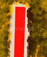 Molnár Csaba (1977-): Leégett nyaralók. Akril, karton. Jelzett. 50x70 cm