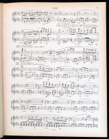 cca 1900 Wagner: Valkűrök zongoraátirat. Kottafüzet