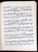 cca 1900 Bach zongoradarabok 43 db. Kottafüzet