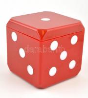 Társasjátékkészlet, 6 in 1 (dobókocka, dominó, sakk, ostábla, 2 pakli kártya), eredeti dobozában, tá...