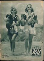 1937-1939 Képes Vasárnap 4 száma, az egyik foltos