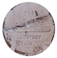 Bulgária 1966. "Hriszto Botev 1848-1876 / 1966 Radetzky - 1876" ezüstözött fém emlékérem (...