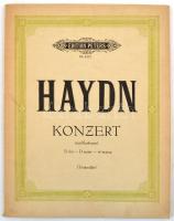 cca 1900 Haydn D-dur koncert zongorára (csemballóra). Kottafüzet.