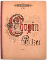 Chopin: Walzer-zongoradarabok, Kottafüzet.