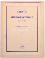 Bartók Béla: Mikrokozmosz zongorára, Kottafüzet.