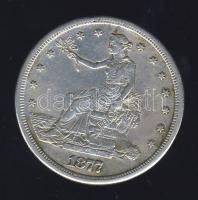 USA 1877S 1$ Ag "Trade" korabeli hamisítvány T:3