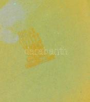 Zsolnay eozin mázas hamutál, jelzett, apró kopásokkal, d: 12 cm