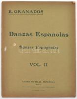 cca 1900 VDanzas Espanolas II. Kottafüzet.