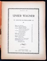 cca 1900 Wagner operarészletek zongorára Kottafüzet