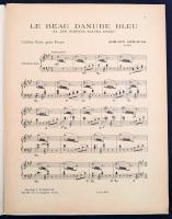 Bizet: Carmen, Strauss: Kék Duna keringő 2 db kottafüzet